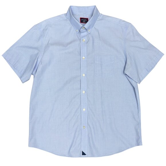 UNTUCKIT Men's EUC Hillstowe Short Sleeve Button Down Shirt | Size L - Picture 3 of 8